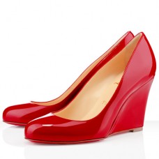 Christian Louboutin Ron Ron Zeppa sleehakken van 80 mm, rood