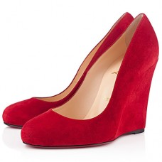 Christian Louboutin Ron Ron Zeppa sleehakken van 100 mm, rood