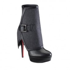 Christian Louboutin Armony 140mm enkellaarsjes zwart Christian Louboutin Armony 140mm enkellaarsjes zwart