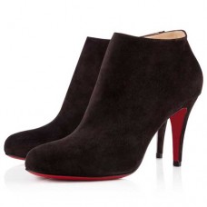Christian Louboutin Belle 80mm enkellaarsjes zwart