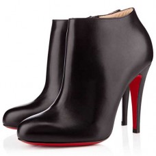 Christian Louboutin Belle 100mm enkellaarsjes zwart