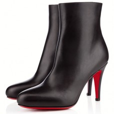 Christian Louboutin Bello 80mm enkellaarsjes zwart
