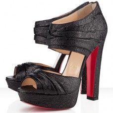 Christian Louboutin Applique 140mm Enkellaarsjes Zwart Christian Louboutin Applique 140mm Enkellaarsjes Zwart
