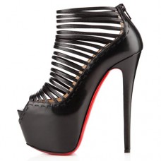 Christian Louboutin Zoulou 160mm enkellaarsjes zwart