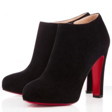 Christian Louboutin Vicky Booty 120mm enkellaarsjes zwart