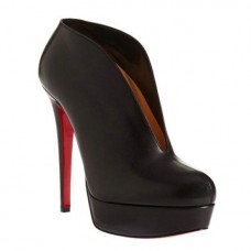 Christian Louboutin Miss Fast Plato 120mm enkellaarsjes zwart