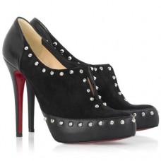 Christian Louboutin Astraqueen 120mm enkellaarsjes zwart Christian Louboutin Astraqueen 120mm enkellaarsjes zwart