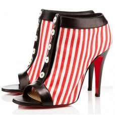 Christian Louboutin Maotic 120mm enkellaarsjes rood