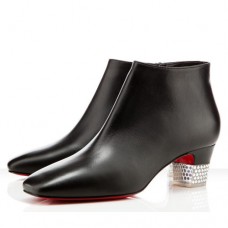 Christian Louboutin Gloria 40mm enkellaarsjes zwart