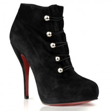 Christian Louboutin Fifre Corset 120mm enkellaarsjes zwart Christian Louboutin Fifre Corset 120mm enkellaarsjes zwart