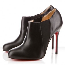 Christian Louboutin Lastoto 100mm enkellaarsjes zwart