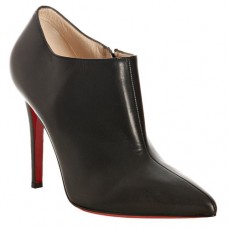 Christian Louboutin Dahlia 100mm enkellaarsjes zwart