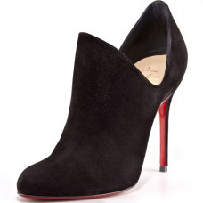 Christian Louboutin Dugueclina 100mm enkellaarsjes zwart