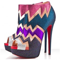 Christian Louboutin Ziggy 140mm enkellaarsjes in meerdere kleuren