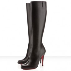 Christian Louboutin Bourge 100mm laarzen zwart Christian Louboutin Bourge 100mm laarzen zwart