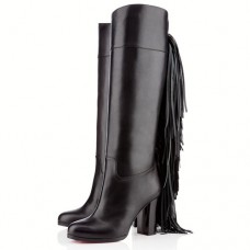 Christian Louboutin Glamafrange 80mm laarzen zwart