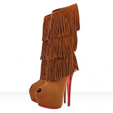 Christian Louboutin Highness Tina 160mm laarzen bruin