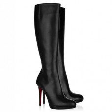 Christian Louboutin nieuwe Simple Botta 120mm laarzen zwart