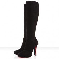 Christian Louboutin nieuwe Simple Botta 120mm laarzen zwart