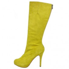 Christian Louboutin Simple Botta 100mm laarzen geel