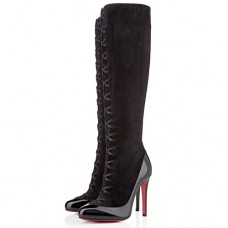 Christian Louboutin Gwendoline 100mm laarzen zwart
