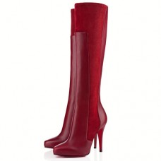 Christian Louboutin Ysa 100mm laarzen rood