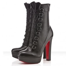 Christian Louboutin Chasseresse 140mm laarzen zwart Christian Louboutin Chasseresse 140mm laarzen zwart