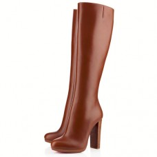 Christian Louboutin MiraBelle 120mm laarzen bruin