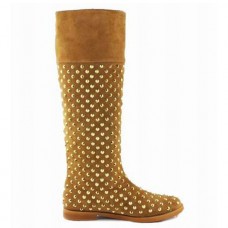 Christian Louboutin Meneboot 40mm laarzen in camelkleur