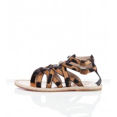 Christian Louboutin Hola nina platte sandalen met luipaardprint Christian Louboutin Hola nina platte sandalen met luipaardprint