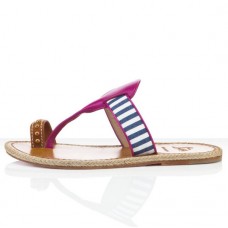 Christian Louboutin Hola nina platte sandalen Parme Christian Louboutin Hola nina platte sandalen Parme
