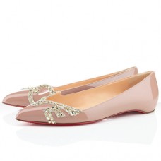 Christian Louboutin Pigalove Ballerina's Nude
