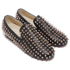Christian Louboutin Rolling Spikes loafers zwart Christian Louboutin Rolling Spikes loafers zwart