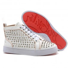 Christian Louboutin Louis Silver Spikes sneakers wit Christian Louboutin Louis Silver Spikes sneakers wit