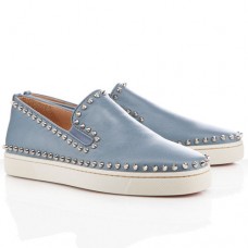 Christian Louboutin Pik Boat Sandalen Lichtgrijs