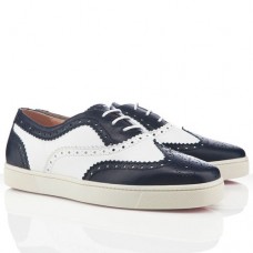 Christian Louboutin Golfito loafers in marineblauw
