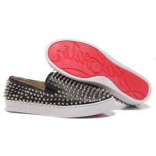 Christian Louboutin Roller Boat Loafers Zwart
