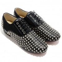 Christian Louboutin Fred Spikes loafers zwart Christian Louboutin Fred Spikes loafers zwart