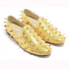 Christian Louboutin Rollerboy loafers goud
