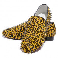 Christian Louboutin Rollerboy Spikes Loafers Goud
