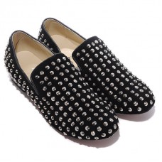 Christian Louboutin Rollerboy Spikes Loafers Zwart