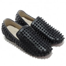 Christian Louboutin Rollerboy Spikes Loafers Zwart