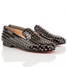 Christian Louboutin Rollerboy Spikes Loafers Zwart