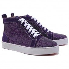Christian Louboutin Louis Strass Sneakers Parme
