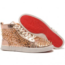 Christian Louboutin Louis Pik Pik sneakers in brons Christian Louboutin Louis Pik Pik sneakers in brons
