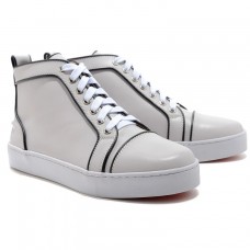 Christian Louboutin Louis sneakers met juwelen, wit