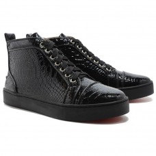 Christian Louboutin Louis sneakers zwart