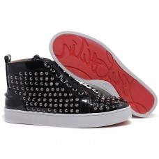 Christian Louboutin Louis Spikes sneakers zwart