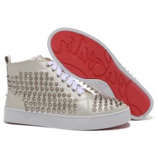Christian Louboutin Louis Spikes sneakers in beige