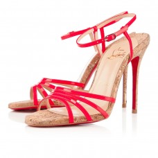 Christian Louboutin Belbride 100mm Sandalen Rose Paris